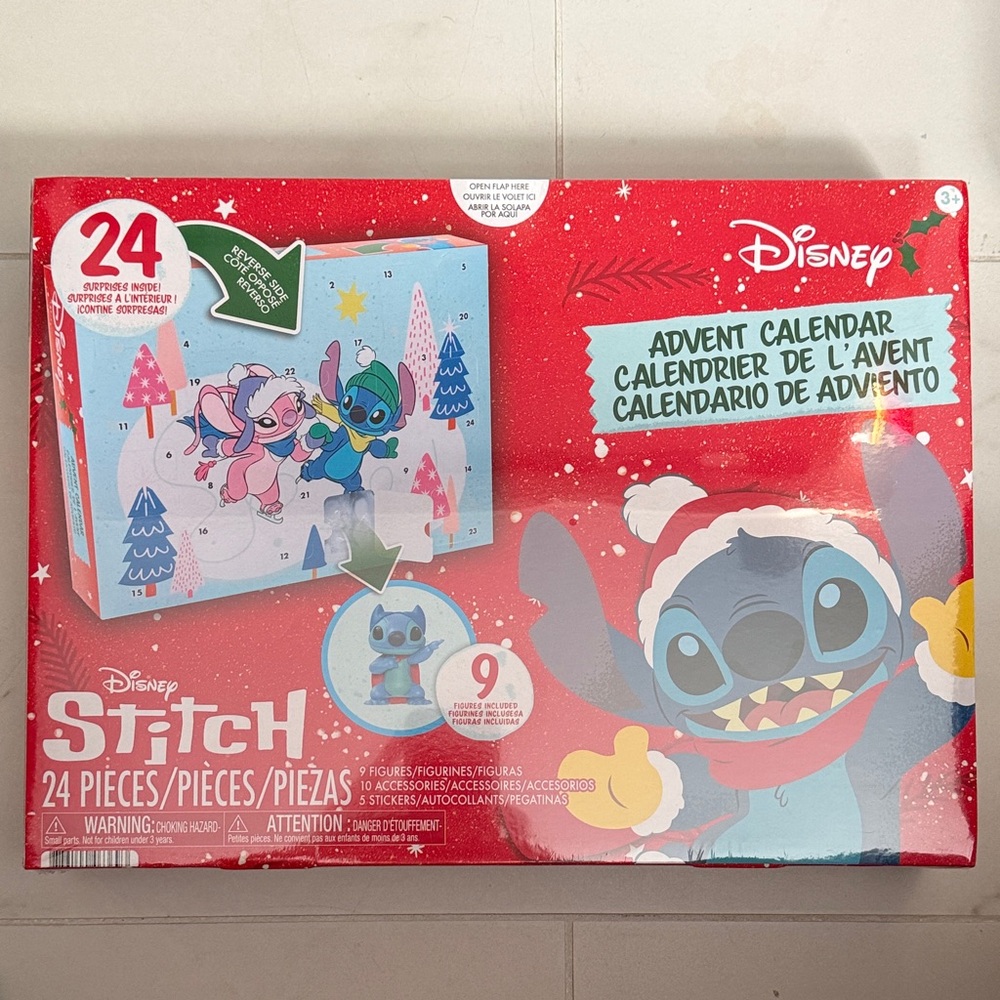 Disney Stitch Red Advent Calendar